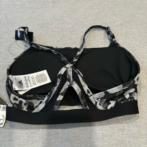 Adidas AEROREACT TRAINING LIGHT-SUPPORT BRA - Picture 6 of 9